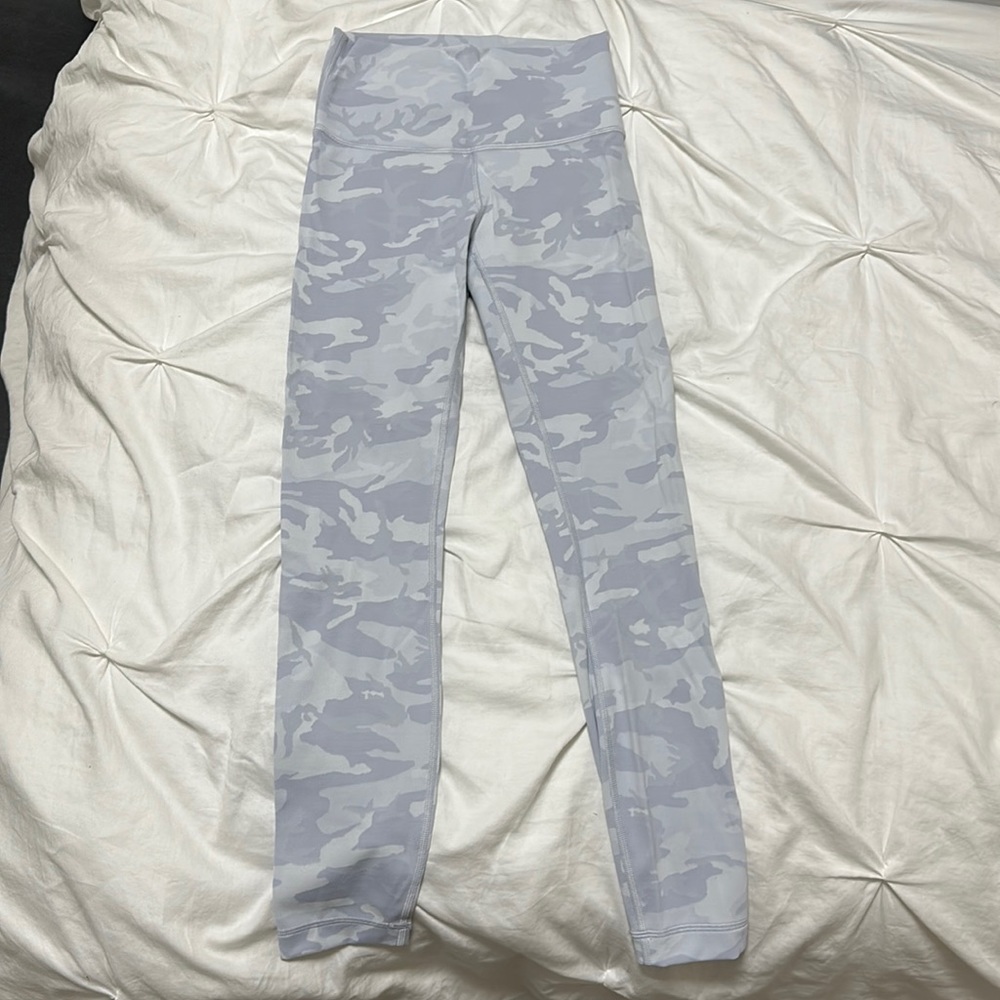 Lululemon White Camo Leggings